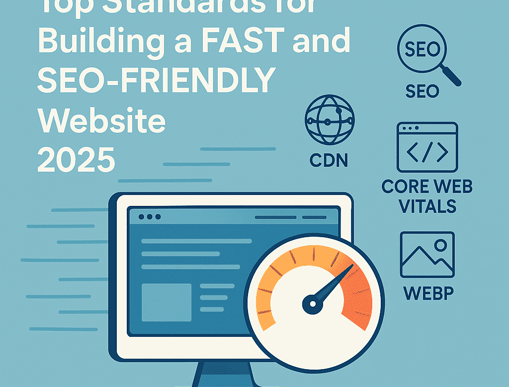 المعايير لبناء موقع - Build a Fast and SEO Friendly Website in 2025 Key Standards - الأمير ميديا